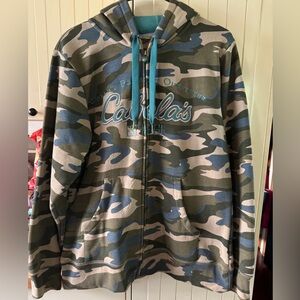 New Cabela’s Camo Zip-Up Hoodie Jacket